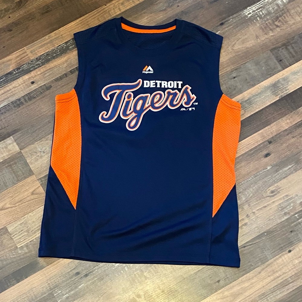 Boys Detroit Tigers Muscle Shirt